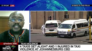 Taxi feuds rip through Johannesburg once again Dr Mathetha Mokonyama [upl. by Ettezyl]