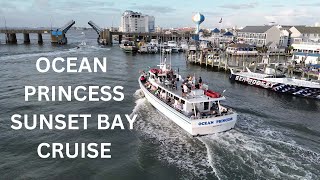 Ocean Princess Sunset Cruise in the Assawoman Bay Ocean City MD 2024 [upl. by Novek]