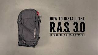 VideoAnleitung Integriere den Mammut RAS 30 Airbag in deinen Dakine Lawinenrucksack [upl. by Solokin954]