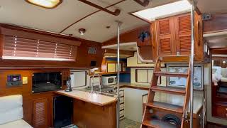 1986 Irwin 52 Walkthrough SOLD [upl. by Akedijn521]