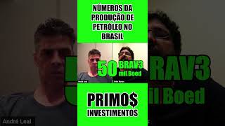 Números da produção de petróleo no Brasil primo [upl. by Eseerehc]