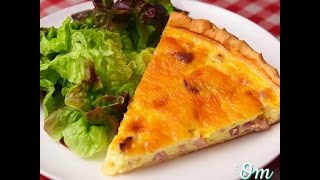 La recette authentique de la Quiche Lorraine [upl. by Yelime]