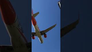 EasyJet landing at Glasgow airport 040924 [upl. by Joung]