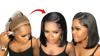 How To Install a Frontal Wig For Beginners Aligrace Hair [upl. by Tobi]