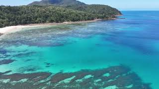 Whitsunday Island Turtle bay and Chalkies Haslewood Island 4K [upl. by Alon]