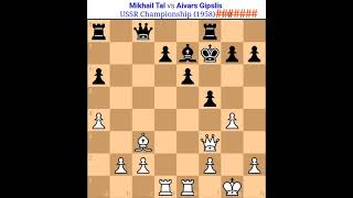 Mikhail Tal vs Gipslis Tal best chess game Tal chess game Tal all famous gamesTal all sacrifices [upl. by Atteirneh357]