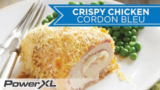 Air fried Chicken Cordon Bleu Recipe  PowerXL Combo 12in1 [upl. by Follmer]