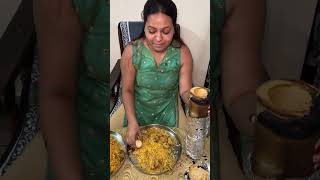 MUTTON BAMBOO BIRYANI Vs CHICKEN BAMBOO BIRYANI😱BIRYANI WAR🔥 shorts foodie eating [upl. by Warder242]