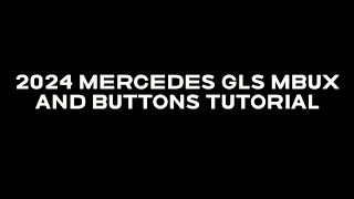 2024 MercedesBenz GLS Mastering the MBUX System [upl. by Ecinhoj]