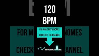 Metronome 120 BPM  Electronic beep shorts [upl. by Ahsoek]