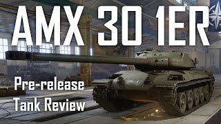 AMX 30 1ER  Prerelease Tank Review  Rikitikitave  World of Tanks Console  WoT Console [upl. by Anelad]