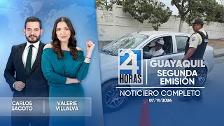 Noticiero de Guayaquil Segunda Emisión 07112024 [upl. by Neb]