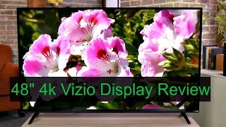 48quot E Series 4K Vizio smart cast display review [upl. by Libbna559]