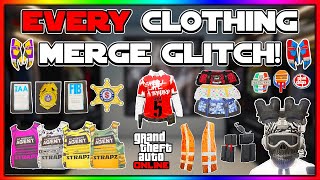 EVERY Working Clothing Merge Glitch In GTA 5 Online [upl. by Eirrahs616]