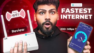 Excitel Fiber Broadband Long Term Review  Speed Test 😱  Excitel Fiber Plans 2024  Best for you 💯 [upl. by Drisko910]