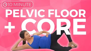 10 minute Postnatal Yoga for Core Pelvic Floor amp Diastasis Recti [upl. by Narik]