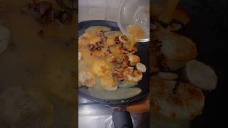 Potato omelet 🍳 viral recipe shortvideo food viralvideo omelette recipe [upl. by Nohsreg]