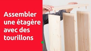 Assembler une étagère avec des tourillons [upl. by Lig909]