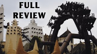 Black Mamba Review Phantasialand BampM Inverted Roller Coaster [upl. by Kennie]