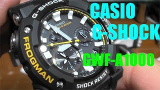 カシオ CASIO GSHOCK GWFA10001AJF FROGMAN レビュー [upl. by Robinia]