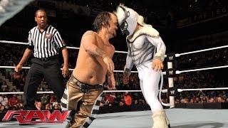 Los Matadores amp El Torito vs Jinder Mahal Drew McIntyre amp Hornswoggle Raw April 21 2014 [upl. by Areit]