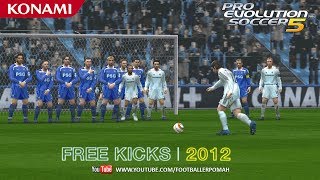 PES 5  Free kicks best of 2012 [upl. by Janette]