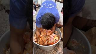 Unhygienic chicken shawarma 🤮 shorts ytshorts viralshorts making make food chicken [upl. by Skylar]