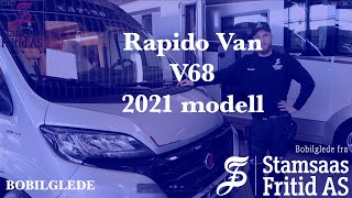 Hvordan bruke bobil Rapido Van V68 2021 modell [upl. by Ahseyn]