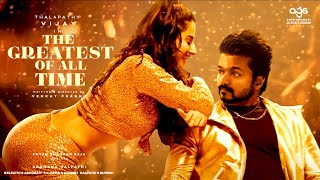 The Goat 2nd Single Release Promo  Thalapathy Vijay  Meenakshi Chaudhary  Yuvan  Venkat Prabhu [upl. by Acessej]