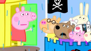 Peppa Pigs New Tree House  Family Kids Cartoon [upl. by Prussian]