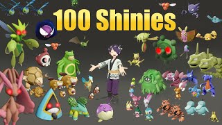 Catching 100 Shiny Pokemon in Pokemon Legends Arceus II [upl. by Idnym]