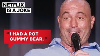 Joe Rogan Talks To Dolphins After Eating Edibles  Netflix Is A Joke [upl. by Bierman]