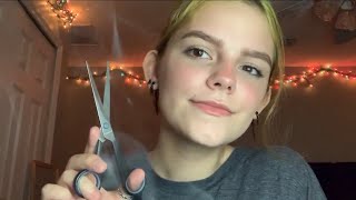 ASMR  Friend cuts your hair 💇💕 [upl. by Oliy]