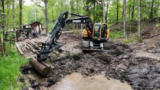 Digging a small pond [upl. by Tades]