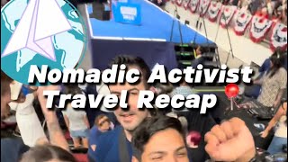 US Election Travel Recap Nomadic Activist Travel to Swing States and Key Districts [upl. by Grados]