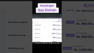 Domain Kaise Buy Karen Hostinger se Domain Buy Karne ka Tarika [upl. by Slorac809]