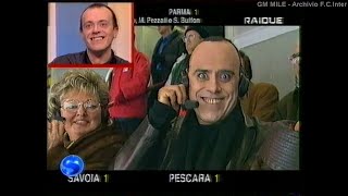 199900 28111999 Quelli che il Calcio  Teo Teocoli imita Max Pezzali  Estratto DSRai1 [upl. by Eniwtna]