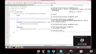 Exception Handling in Java nested try throws finally throw [upl. by Aicirt]