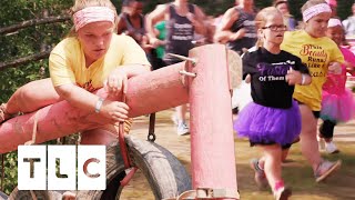 The Johnston Girls Take Part In The Muddy Princess Run  7 Little Johnstons [upl. by Madonna]