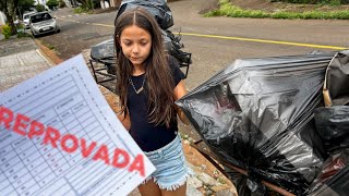 Minha filha adotiva vai REPROVAR NA ESCOLA 😡 [upl. by Ainat655]