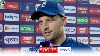 Jos Buttler reacts to crushing defeat by New Zealand in Cricket World Cup opener [upl. by Gitt916]