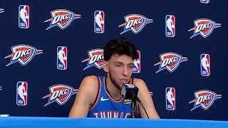 Chet Holmgren  Media Day Interview 2023  OKC Thunder [upl. by Brenner282]