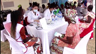 A stitch in time  Over 1000 people have benefited from a Chinese medical team in Kikuube [upl. by Itsym]