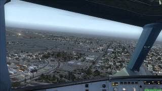 Cockpit Landing Fresno NWA A330200 [upl. by Chlo]