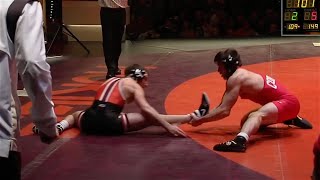 149lbs Yianni Diakomihalis Cornell vs Caleb Hanson Virginia Tech [upl. by Hosfmann]