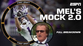 Mel Kiper Jrs Mock Draft 20 Full Breakdown with Field Yates  🏈 FIRST DRAFT [upl. by Ravert]