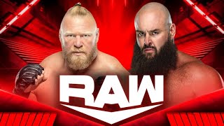 FULL MATCH  Brock Lesnar vs Braun Strowman WWE RAW 2024 [upl. by Irem]