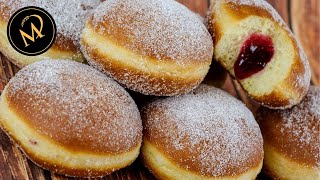 Berliner  Krapfen  Kreppel  Pfannkuchen selber machen [upl. by Simonsen698]