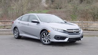 2016 Honda Civic EX Review  AutoNation [upl. by Ggerc]