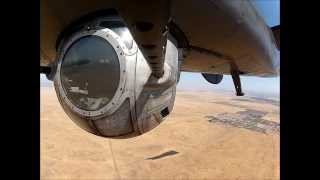 Operating ball turret in the Collings B24J at Bomber Camp [upl. by Llemar]